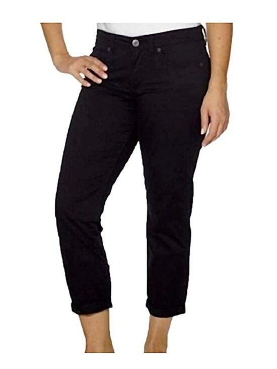 Calvin Klein Jeans Denim - Calvin Klein Women’s Slim crop Black 5-pocket Denim Jeans Sz: 8